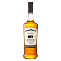 BOWMORE 波摩（Bowmore） 苏格兰威士忌 单一麦芽15年 进口洋酒 1000ML