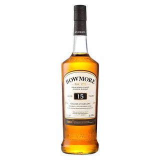 波摩（Bowmore） 苏格兰威士忌 单一麦芽15年 进口洋酒 1000ML