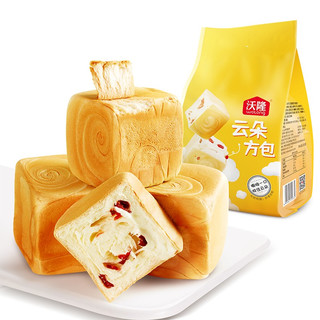 沃隆 云朵方包100g蔓越莓手撕面包营养早餐零食吐司面包