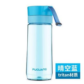 富光 WFS1019-500 塑料水杯 蓝色 500ml