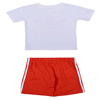 adidas 阿迪达斯 kids阿迪达斯 0-3岁 婴童男童 夏季新款  短袖T恤+短裤套装 FT8797