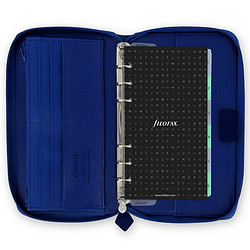 FILOFAX 英国filofax Pennybridge 紧凑型手帐手包zip 笔记本 记事本 活页本 日程本 宝蓝色 028038