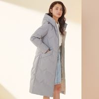 千仞岗 Y259112Y 女士中长款羽绒服