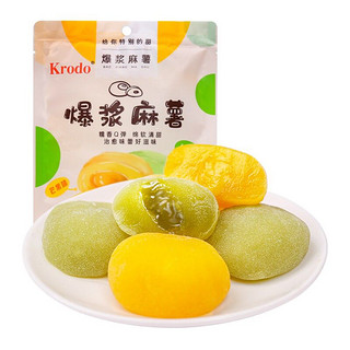 Krodo 可啦哆 爆浆麻薯 抹茶芒果味 200g