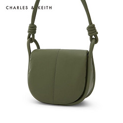 CHARLES & KEITH CHARLES＆KEITH21冬新款CK2-20781625女士扭结手提单肩斜挎马鞍包