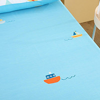 水星儿童 全棉抗菌印花床单儿童床上用品单件床单