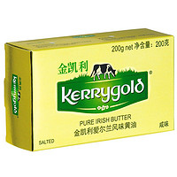 KERRygold 金凯利 黄油淡味爱尔兰进口天然草饲黄油生鲜 烘焙原料面包曲奇饼干200g 黄油（咸味）200g（2022年2月到期）