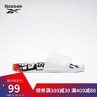 Reebok 锐步 官方男鞋女鞋G55760 BEP联名 街头艺术风格一脚蹬凉鞋 G55760_白色 40.5