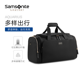 Samsonite/新秀丽旅行袋斜跨单肩行李袋手提包男女大容量 NO0（粉色、大）