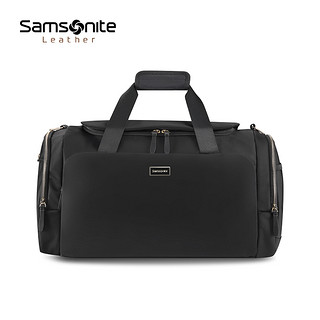 Samsonite 新秀丽 旅行袋斜跨单肩行李袋手提包男女大容量 NO0（黑色、大）