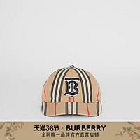 BURBERRY 标志性格纹棒球帽 80119521（S、典藏米色）