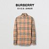 BURBERRY 男装 格纹棉府绸衬衫 80208631（XXL、典藏米色）