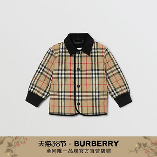 BURBERRY 婴幼儿 灯芯绒菱形绗缝外套80253311（典藏米色、2Y ）