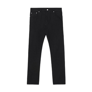 BURBERRY  直版剪裁日本牛仔裤 80226071（32R、黑色）