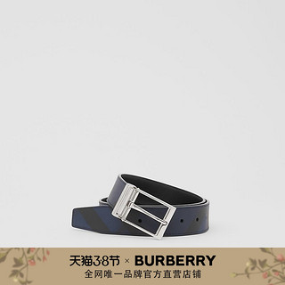 BURBERRY  双面London皮革腰带80241591（海军蓝 / 黑色、85cm）
