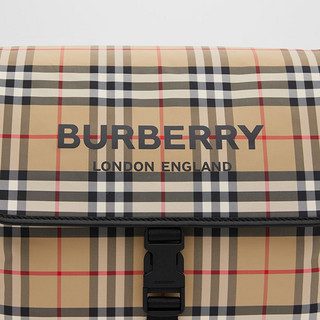 BURBERRY 格纹母婴换洗包 80250391（典藏米色、中）