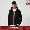 BURBERRY条纹有机棉连帽上衣 80333911（XL、黑色）