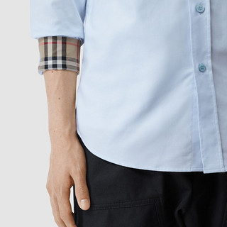 BURBERRY 男装 专属标识牛津衬衫 80245151（S、天蓝色）