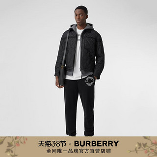 BURBERRY男装 灯芯绒衣领绗缝外套 80340771（L、黑色）