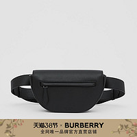 BURBERRY粒面皮革埃伦匹亚腰包 80358491（黑色）