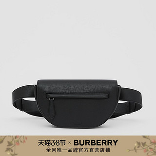 BURBERRY粒面皮革埃伦匹亚腰包 80358491（黑色）