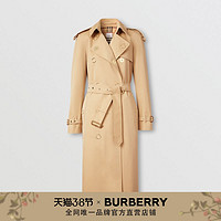 BURBERRY按扣有机棉 Trench 风衣 80359171（8、蜜色）