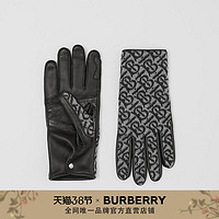 BURBERRY 专属标识羔羊皮手套 80378141（均码、灰色/9）