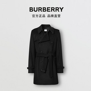 BURBERRY 男装 羊毛混纺Trench 风衣 80188161（46、黑色）