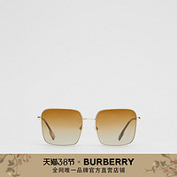 BURBERRY 女士 大方框太阳眼镜 40814261（蜜色玳瑁纹）