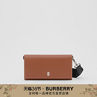 BURBERRY 粒纹皮革钱夹 80255321（棕褐色）