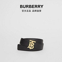 BURBERRY  两面图案皮革腰带 80097841