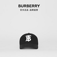 BURBERRY 专属标识图案棒球帽 80109461（L、黑色）