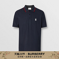 BURBERRY 珠地网眼布Polo衫 80170071（L、海军蓝）