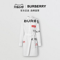 BURBERRY Horseferry衬衫式连衣裙80139071（14、白色）