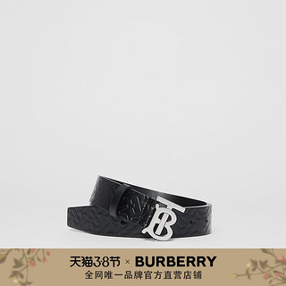 BURBERRY 专属标识图案皮革腰带 80156051