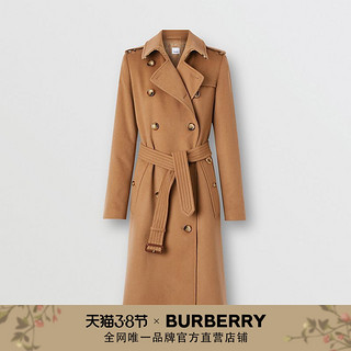 BURBERRY 女装 羊绒 Trench 风衣 80218941（2、青铜色）