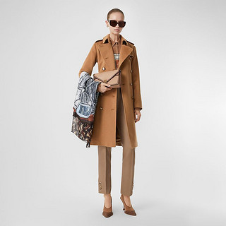 BURBERRY 女装 羊绒 Trench 风衣 80218941（2、青铜色）