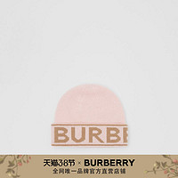 BURBERRY  徽标嵌花羊绒毛线帽 80239841（均码、糖果粉红）