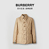 BURBERRY 女装 菱形绗缝温控外套 80233211（XL、新卡其色）
