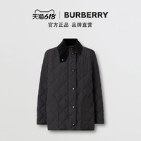 BURBERRY女装 绗缝温控谷仓夹克 80217511(XL、黑色)