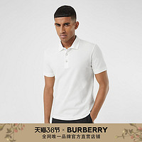 BURBERRY 男装 珠地网眼布棉质 Polo衫 80288721（XL、白色）
