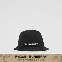 BURBERRY  徽标平织渔夫帽 80269281（L、黑色）