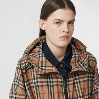 BURBERRY 女装 再生聚酯纤维连帽外套 80322101（10、典藏米色）