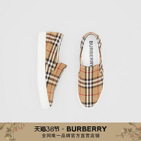 BURBERRY 生物基鞋底套穿式运动鞋80321921（44、典藏米色）