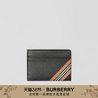 BURBERRY条纹印花粒纹皮革卡片夹 80330741