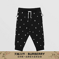 BURBERRY婴幼儿 专属标识图案棉质慢跑裤 80377321（黑色、18M ）