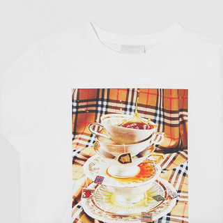 BURBERRY 童装 茶杯印花 T 恤衫 80376141（多色、140cm(10Y) ）