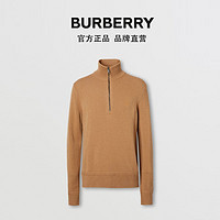 BURBERRY 男装 专属标识高领羊绒针织衫 80379841（L、驼色）