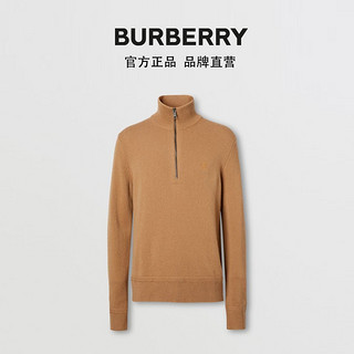 BURBERRY 男装 专属标识高领羊绒针织衫 80379841（XL、驼色）