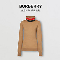 BURBERRY女装条纹细节羊毛连帽上衣80372131